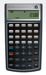 Hewlett Packard 10BII Financial Calculator